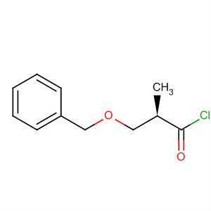 Propanoyl chloride, 2-methyl-3-(phenylmethoxy)-, (2R)- molecular structure