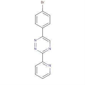 1,2,4-Triazine, 6-(4-bromophenyl)-3-(2-pyridinyl)- molecular structure