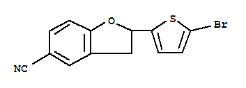 2-(5-BROMO-THIOPHEN-2-YL)-2,3-DIHYDRO-BENZOFURAN-5-CARBONITRILE