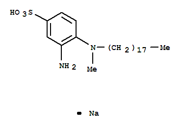 sodium 3-amino-4-(methyloctadecylamino)benzenesulphonate