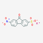 potassium 7-nitro-9-oxo-9H-fluorene-2-sulfonate molecular structure