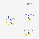 ALUMINUM DIISOPROPYLDITHIOCARBAMATE molecular structure