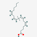 10,10-dimethylarachidonic acid molecular structure