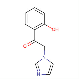 Ethanone, 1-(2-hydroxyphenyl)-2-(1H-imidazol-1-yl)- molecular structure