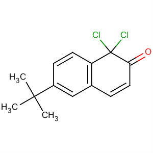 2(1H)-Naphthalenone, 1,1-dichloro-6-(1,1-dimethylethyl)- molecular structure