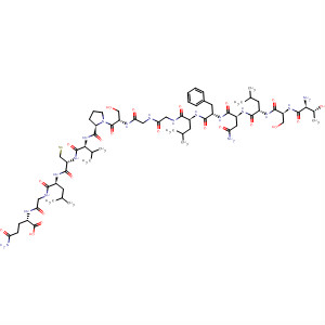 L-Glutamine,L-threonyl-L-seryl-L-leucyl-L-asparaginyl-L-phenylalanyl-L-leucylglycylglycyl-L-seryl-L-prolyl-L-valyl-L-cysteinyl-L-leucylglycyl-