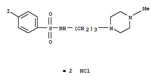 4-IODO-N-[3-(4-METHYL-PIPERAZIN-1-YL)-PROPYL]-BENZENESULFONAMIDE DIHYDROCHLORIDE molecular structure