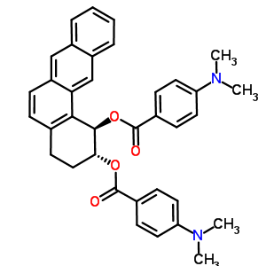 (1R,2R)-1,2,3,4-tetrahydrotetraphene-1,2-diyl bis[4-(dimethylamino)benzoate]