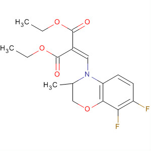 Propanedioic acid,[(7,8-difluoro-2,3-dihydro-3-methyl-4H-1,4-benzoxazin-4-yl)methylene]-,diethyl ester