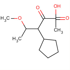 Cyclopentanepropanoic acid, 3-(1-hydroxyethyl)-1-methyl-2-oxo-,methyl ester, (1R)- molecular structure
