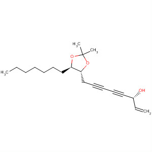 1-Octene-4,6-diyn-3-ol,8-[(4R,5R)-5-heptyl-2,2-dimethyl-1,3-dioxolan-4-yl]-, (3R)-