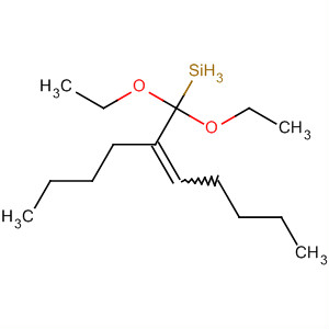 Silane, (1-butyl-1-hexenyl)diethoxymethyl- molecular structure