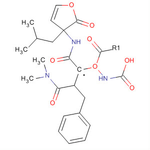 Carbamic acid,[(1S)-3-(dimethylamino)-3-oxo-1-[[[tetrahydro-3-(2-methylpropyl)-2-oxo-3-furanyl]amino]carbonyl]propyl]-, phenylmethyl ester