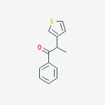 1-Propanone, 1-phenyl-2-(3-thienyl)-