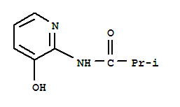 Propanamide,  N-(3-hydroxy-2-pyridinyl)-2-methyl- molecular structure