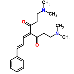 1,7-bis(dimethylamino)-4-[(2E)-3-phenylprop-2-en-1-ylidene]heptane-3,5-dione molecular structure