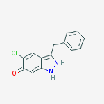 1H-Indazol-6-ol, 5-chloro-3-(phenylmethyl)- molecular structure