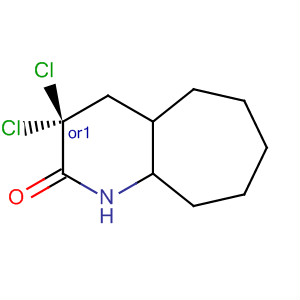 2H-Cyclohepta[b]pyridin-2-one, 3,3-dichlorodecahydro-, trans-