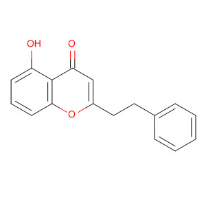 4H-1-Benzopyran-4-one, 5-hydroxy-2-(2-phenylethyl)- molecular structure