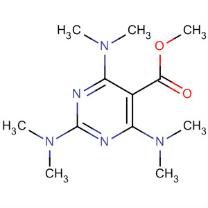 5-Pyrimidinecarboxylic acid, 2,4,6-tris(dimethylamino)-, methyl ester