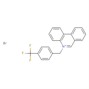 Phenanthridinium, 5-[[4-(trifluoromethyl)phenyl]methyl]-, bromide molecular structure