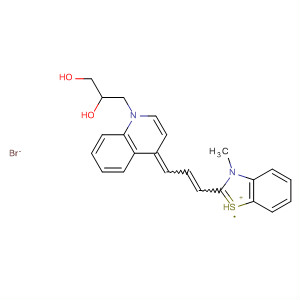 Benzothiazolium,2-[3-[1-(2,3-dihydroxypropyl)-4(1H)-quinolinylidene]-1-propenyl]-3-methyl-, bromide