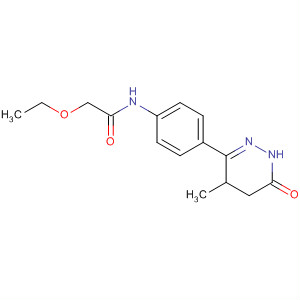 Acetamide,2-ethoxy-N-[4-(1,4,5,6-tetrahydro-4-methyl-6-oxo-3-pyridazinyl)phenyl]- molecular structure