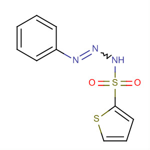 1-Triazene, 1-phenyl-3-(2-thienylsulfonyl)- molecular structure