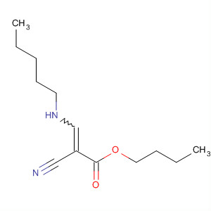 2-Propenoic acid, 3-(butylmethylamino)-2-cyano-, butyl ester