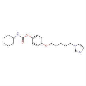 Carbamic acid, cyclohexyl-, 4-[[5-(1H-imidazol-1-yl)pentyl]oxy]phenylester