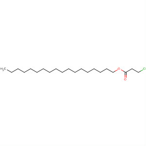 Propanoic acid, 3-chloro-, octadecyl ester molecular structure