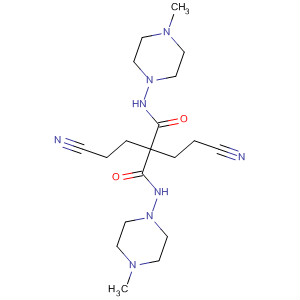 Propanediamide,2,2-bis(2-cyanoethyl)-N,N'-bis(4-methyl-1-piperazinyl)-