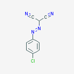 2-[(4-chlorophenyl)diazenyl]propanedinitrile molecular structure