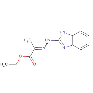 Propanoic acid, 2-(1H-benzimidazol-2-ylhydrazono)-, ethyl ester