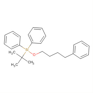 Silane, (1,1-dimethylethyl)diphenyl(4-phenylbutoxy)- molecular structure