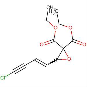 2,2-Oxiranedicarboxylic acid, 3-(4-chloro-1-buten-3-ynyl)-, diethyl ester