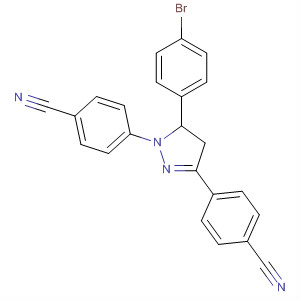 Benzonitrile,4,4'-[5-(4-bromophenyl)-4,5-dihydro-1H-pyrazole-1,3-diyl]bis-