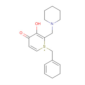 4H-1-Benzothiopyran-4-one, 3-hydroxy-2-(1-piperidinylmethyl)-