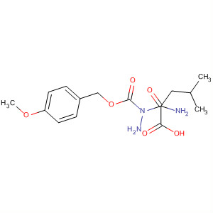 L-Leucine, N-[[(4-methoxyphenyl)methoxy]carbonyl]-, hydrazide molecular structure