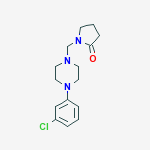 1-((4-(3-CHLOROPHENYL)-(PIPERAZIN-1-YL))METHYL)-2-PYRROLIDIN-1-YLNE