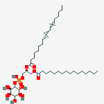 (1R)-2-(hexadecanoyloxy)-1-{[(hydroxy{[(2S,3R,5S,6S)-2,3,4,5,6-pentahydroxycyclohexyl]oxy}phosphoryl)oxy]methyl}ethyl (9Z,12Z)-octadeca-9,12-dienoate