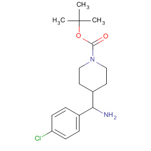 1-Piperidinecarboxylic acid, 4-[amino(4-chlorophenyl)methyl]-,1,1-dimethylethyl ester