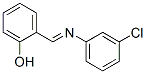 2-(3-Chlorophenyliminomethyl)phenol molecular structure