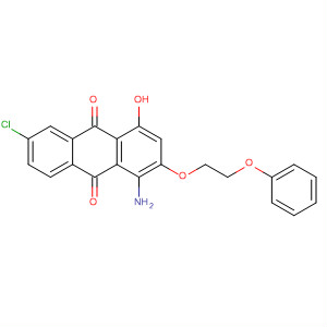9,10-Anthracenedione,1-amino-6-chloro-4-hydroxy-2-(2-phenoxyethoxy)- molecular structure