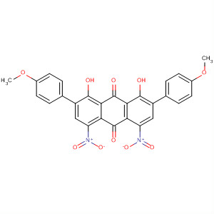 9,10-Anthracenedione,1,8-dihydroxy-2,7-bis(4-methoxyphenyl)-4,5-dinitro-