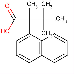 2-Naphthalenepropanoic acid, a-(1,1-dimethylethyl)- molecular structure