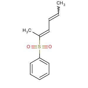 Benzene, [(1-methyl-1,3-pentadienyl)sulfonyl]-, (E,E)- molecular structure