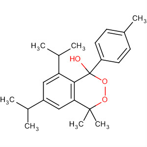2,3-Benzodioxin-1-ol,1,4-dihydro-4,4-dimethyl-6,8-bis(1-methylethyl)-1-(4-methylphenyl)-