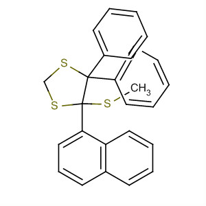 1,3-Dithiolane, 4-(methylthio)-4-(1-naphthalenyl)-5,5-diphenyl-