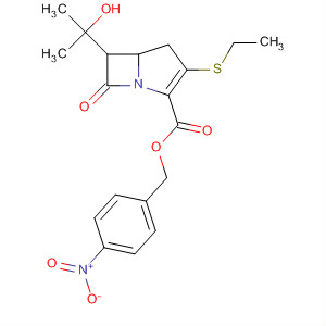 1-Azabicyclo[3.2.0]hept-2-ene-2-carboxylic acid,3-(ethylthio)-6-(1-hydroxy-1-methylethyl)-7-oxo-, (4-nitrophenyl)methylester, trans-